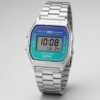 [12:11 am, 16/08/2026] My Watch: Casio Vintage Blue and Green Gradient Digital Watch